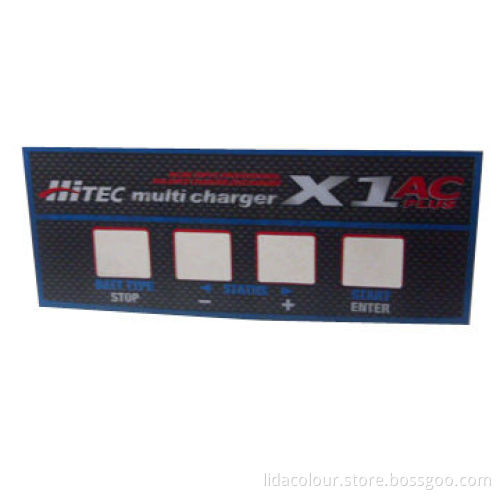 Adhesive labels with various processes